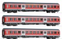 74186 Sachsenmodelle Set of 3 Passenger cars in Regional livery